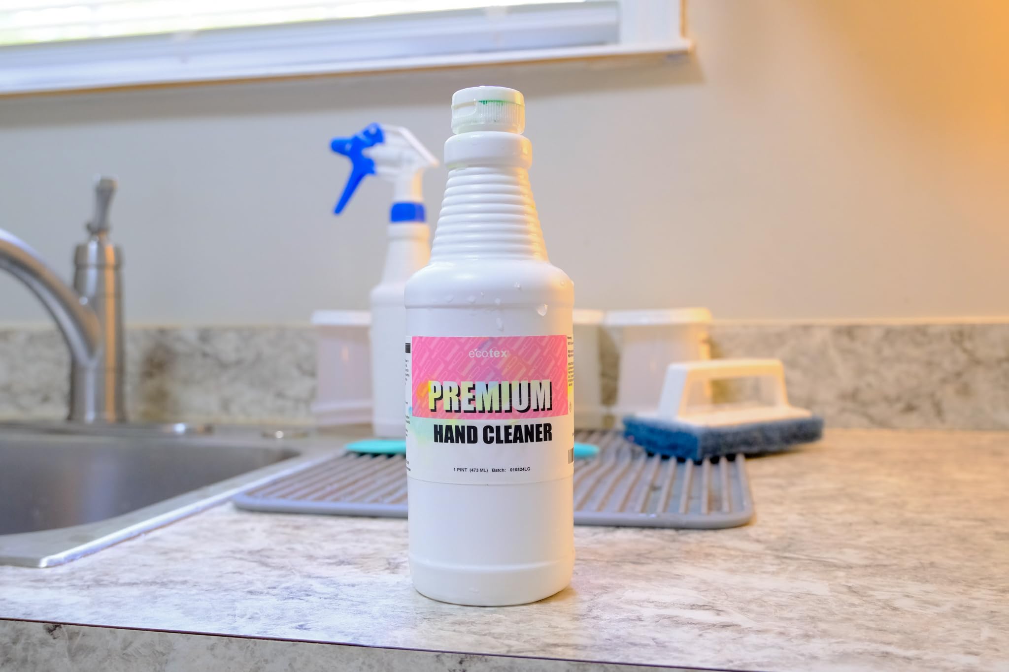 Ecotex® Premium Industrial Hand Cleaner for Screen Printing - 128 oz (1 Gallon) - Heavy-Duty Degreaser for Inks, Paints & Grease - Ideal for Print Shops, Garages & Workshops