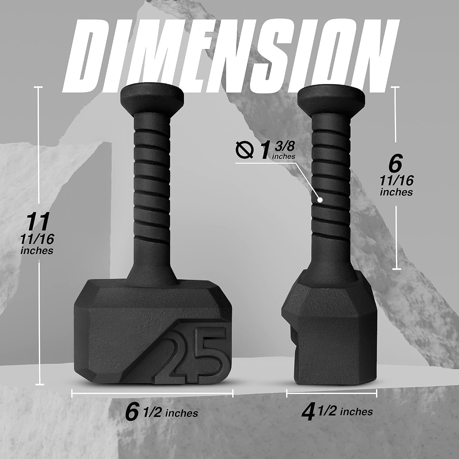 Yes4All Special Shape Kettlebell - Upgraded Multifunctional Cast Iron Weight for Advanced Strength Training, Powder Coated Anti-Slip Handle - Perfect for Home Gym, CrossFit & Functional Fitness Workouts