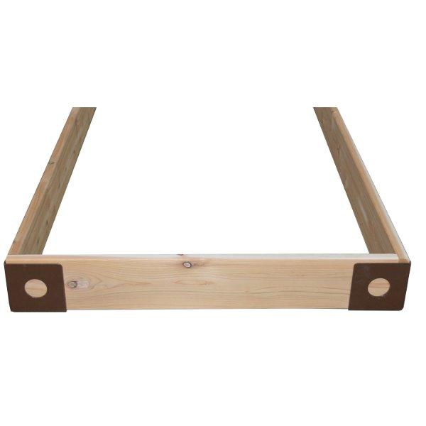 Elevated Raised Garden Bed Kit with Decorative Corners - Perfect for Outdoor Gardening, Patio, and Backyard Planting