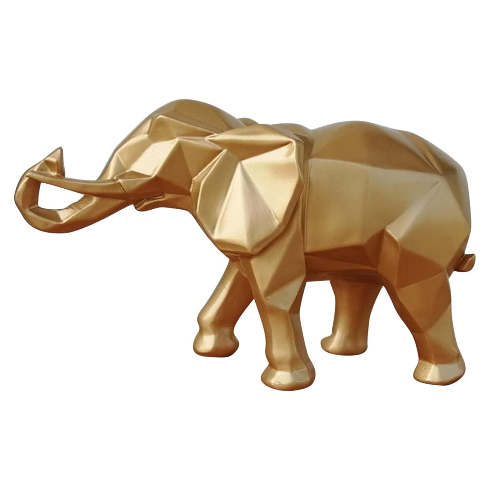 Liushop Feng Shui Elephant Statue - Nordic Minimalist Resin Home Decor for Living Room, Desktop Display & Office Desk, Perfect for Home Decor, Gift Giving & Meditation Spaces