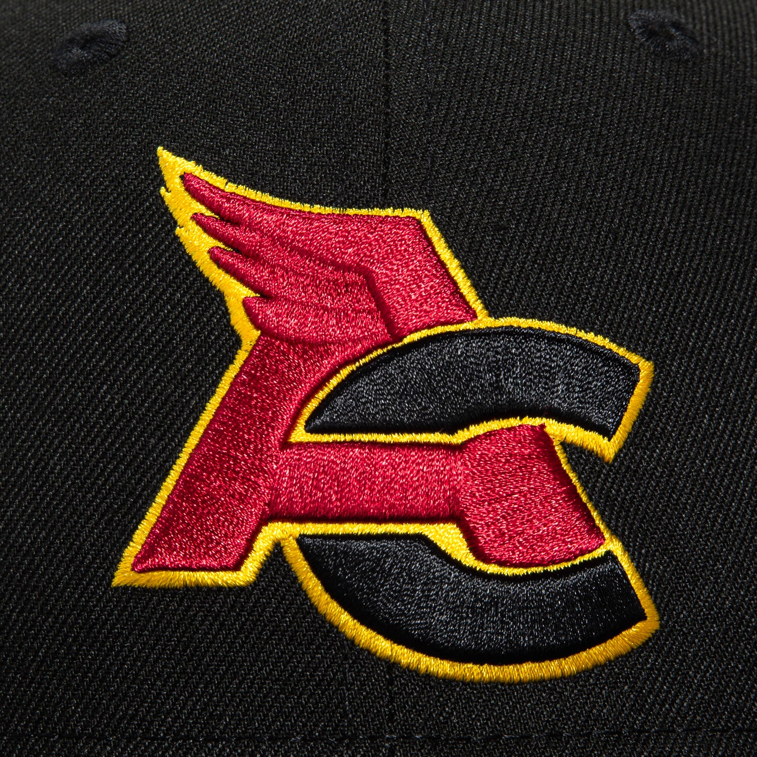 New Era 59Fifty Arizona Cardinals NFL Team Logo Snapback Hat - Black, Red & Gold Adjustable Fitted Cap for Men & Women - Perfect for Game Day, Sports Events & Streetwear Fashion