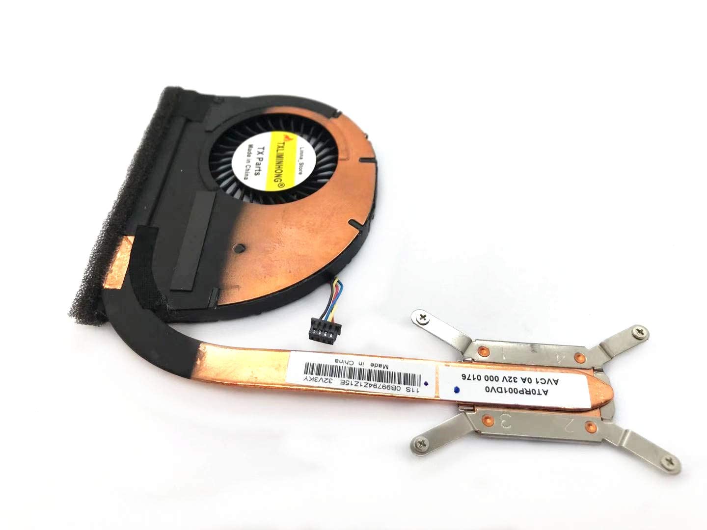 Compatible CPU Cooling Fan with Heatsink for Lenovo ThinkPad Twist S230U - Replacement for 04W6939 & 04W6940 Models - 4-Line 4-Pin Cooling System - Perfect for Laptop Overheating & Performance Upgrade