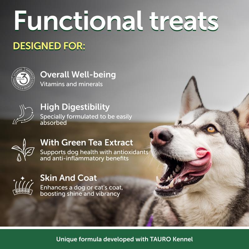 Premium Herring Dog Treats for Adult Dogs - Immune Health Support - Perfect for Training & Rewards