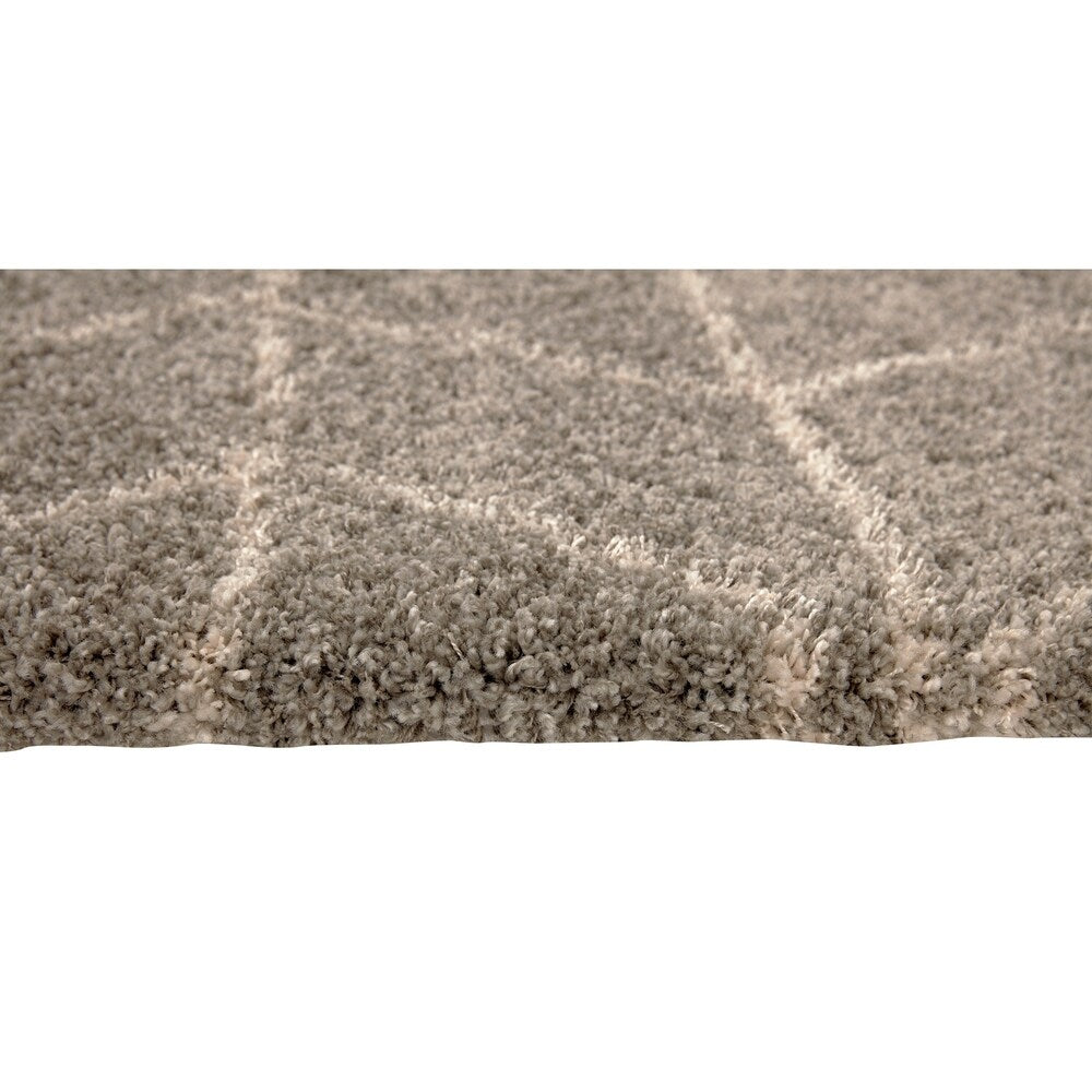 Abstract Lines Taupe Area Rug 5'3 x 7'6 - Modern Neutral Living Room Rug for Bedroom, Office & Home Decor