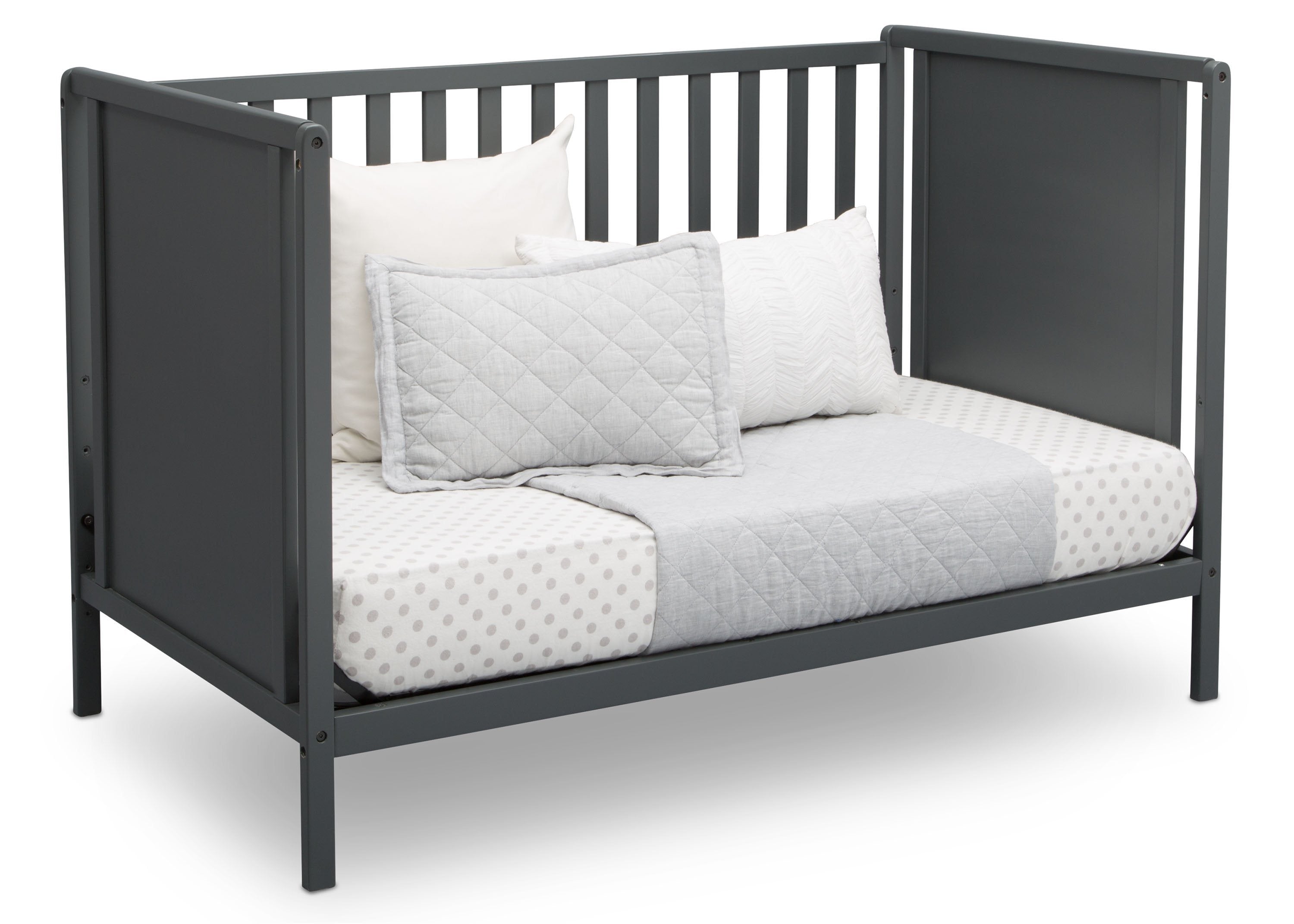 Heartland Classic 4-in-1 Convertible Crib - Toddler Bed, Daybed & Full Size Bed | Safe Nursery Furniture for Baby & Kids Room | Perfect for Newborns, Infants & Growing Children