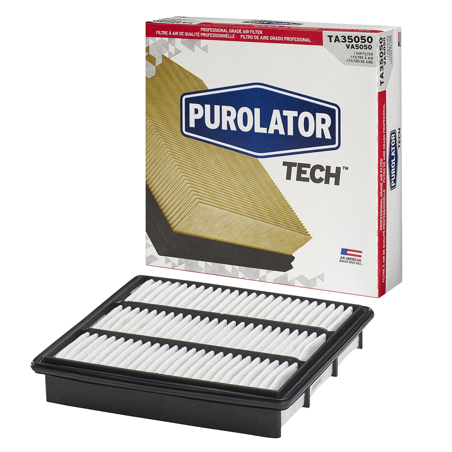 Purolator TA35050 PurolatorTECH High-Performance Air Filter for Cars & Trucks - Improved Engine Protection & Fuel Efficiency - Ideal for Daily Commuting & Off-Road Adventures