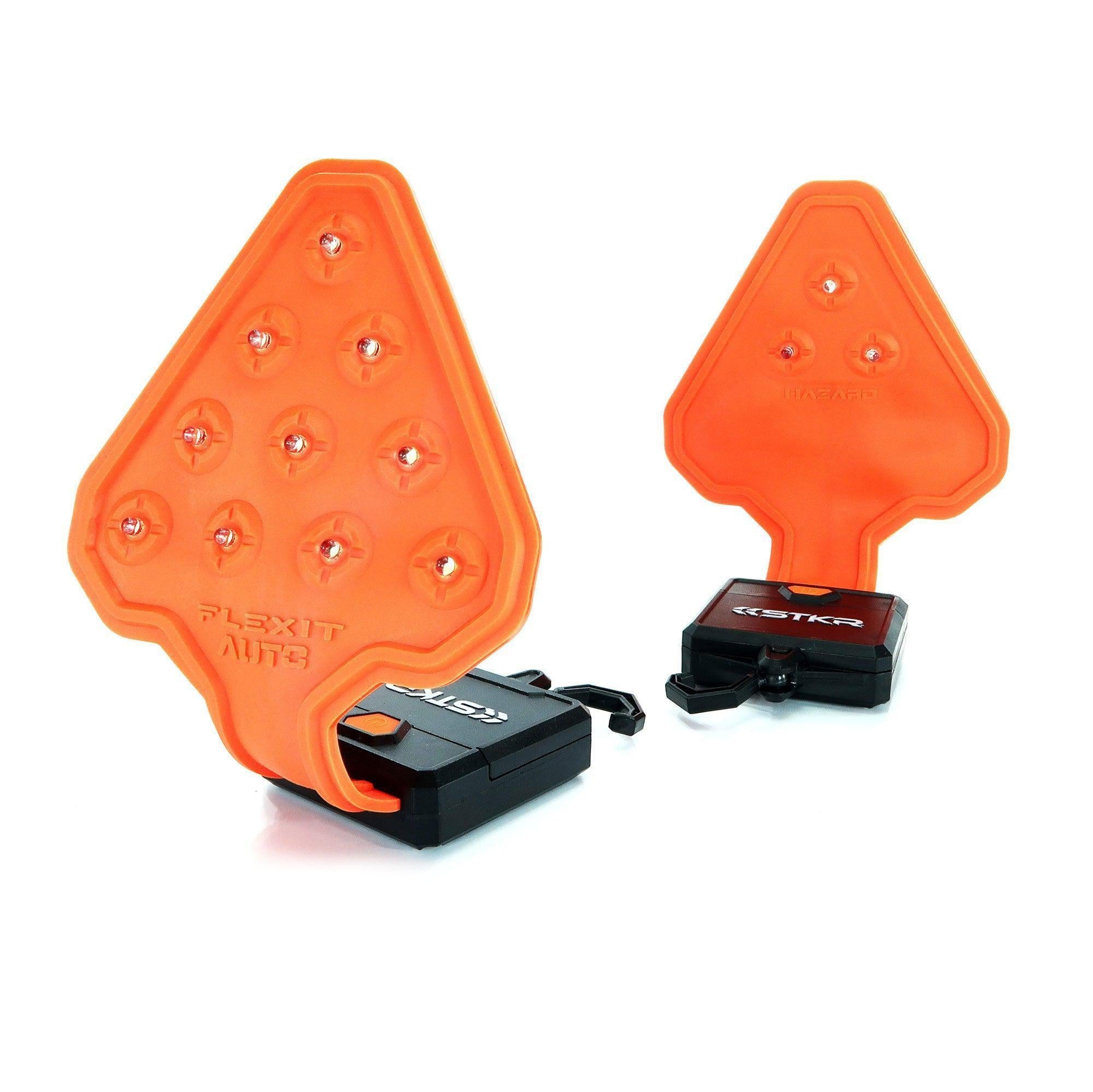 FLEXIT Auto Roadside Emergency Kit with Flexible Flashlight & Safety Vest - Essential Car Safety Gear for Nighttime Breakdowns & Roadside Repairs