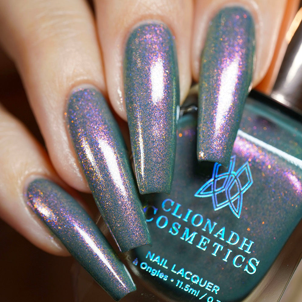 Premium Hippocampus Nail Polish - Long Lasting Vegan Nail Lacquer with High Gloss Finish - Perfect for Manicures, Pedicures & Special Occasions