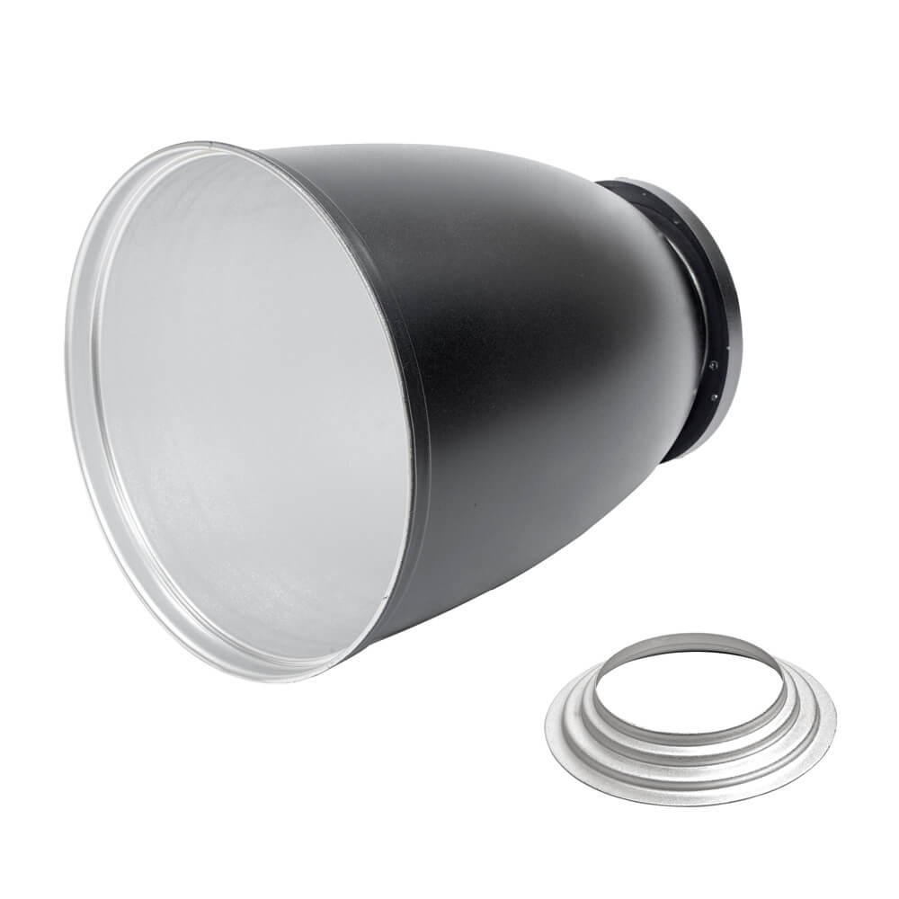 45° Long Focus Tele Zoom Reflector with Interchangeable Speedring - Perfect for Studio Photography, Portrait Lighting, and Video Production