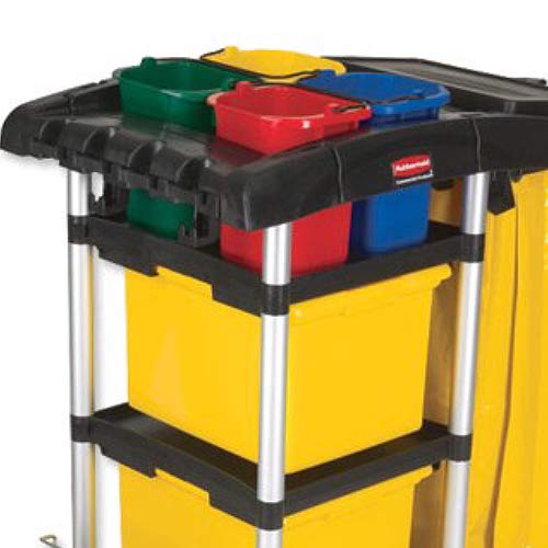 Rubbermaid Commercial Heavy-Duty 5-Quart Blue Utility Bucket with Built-In Spout & Handle - Perfect for House Cleaning, Storage, Livestock Feeding, Car Washing & Outdoor Use