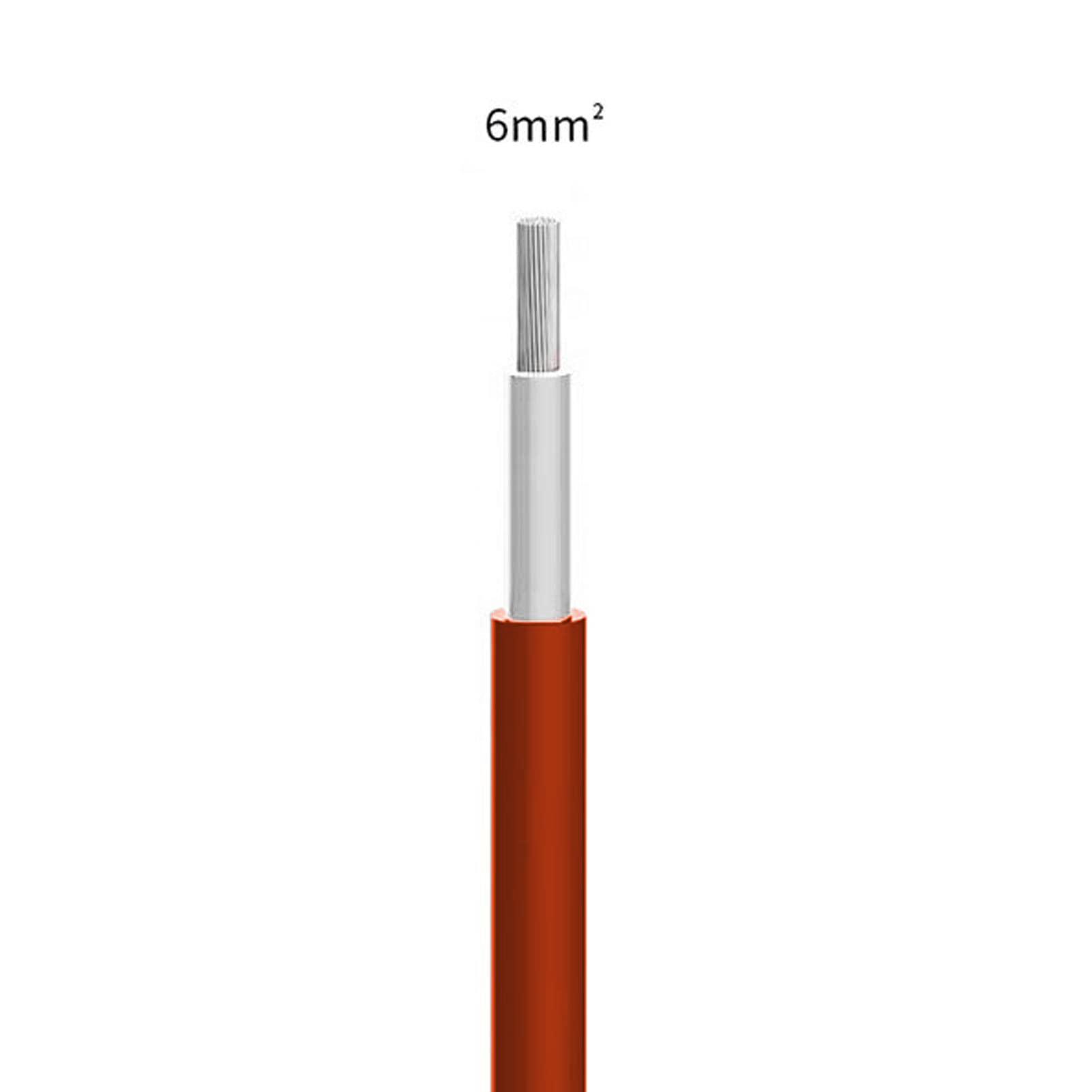 Ubersweet® 10m Solar Power Cable - Heavy Duty, Anti-Corrosion Solar Panel Wire for Industrial Use (Red) | Perfect for Off-Grid Systems, Solar Farms & RV Solar Installations