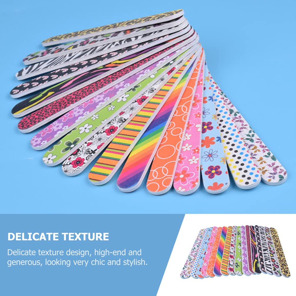 FOMIYES 50pcs Professional Nail Files & Buffers Set - Manicure Pedicure Tools for Nail Polishing, Shaping & Shining - Nail Art Supplies for Gel Polish & Home Care - Perfect for Salons, DIY Nails & At-Home Grooming