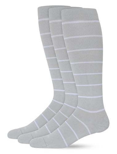 Heather/White Stripe - 3 Pack