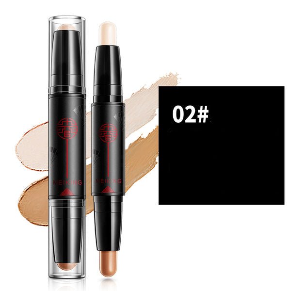 MEIKING Double End Concealer Stick - Full Coverage, Waterproof & Long Lasting - For Dark Circles, Blemishes & Under Eye Brightening - Perfect for Makeup, Contouring & Everyday Use