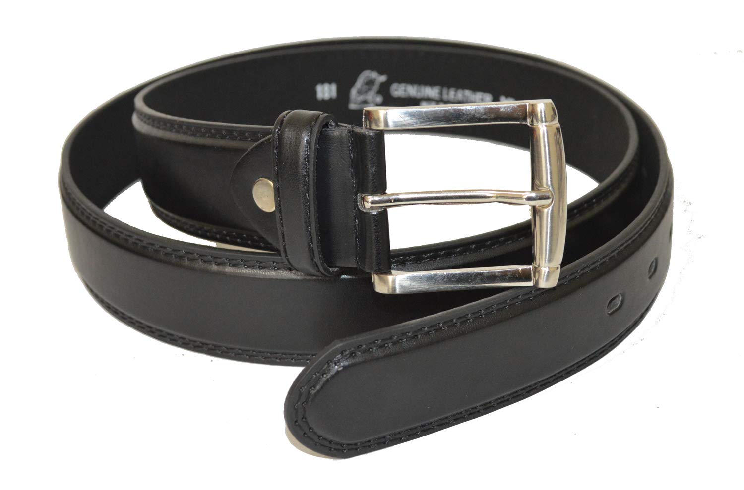 LeatherBoss Big & Tall Jeans Belt for Men - Genuine Leather Adjustable Strap - Perfect for Casual Wear, Work & Outdoor Activities