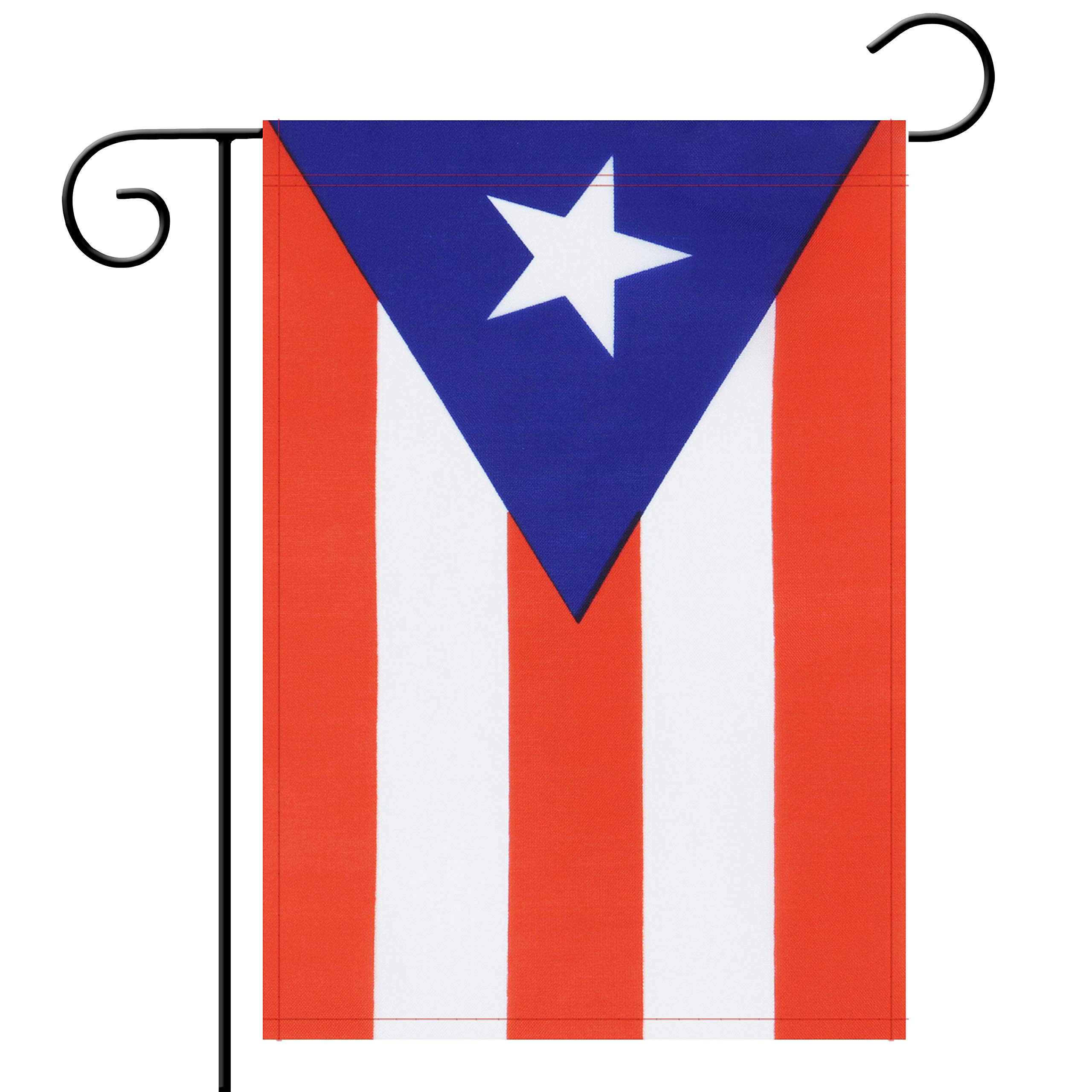 Puerto Rico Garden Flag - Double Sided Decorative Flag for Indoor & Outdoor Use | Perfect for National Day, Anniversary Celebrations & Parades | Vibrant Puerto Rican Pride Home & Yard Decor