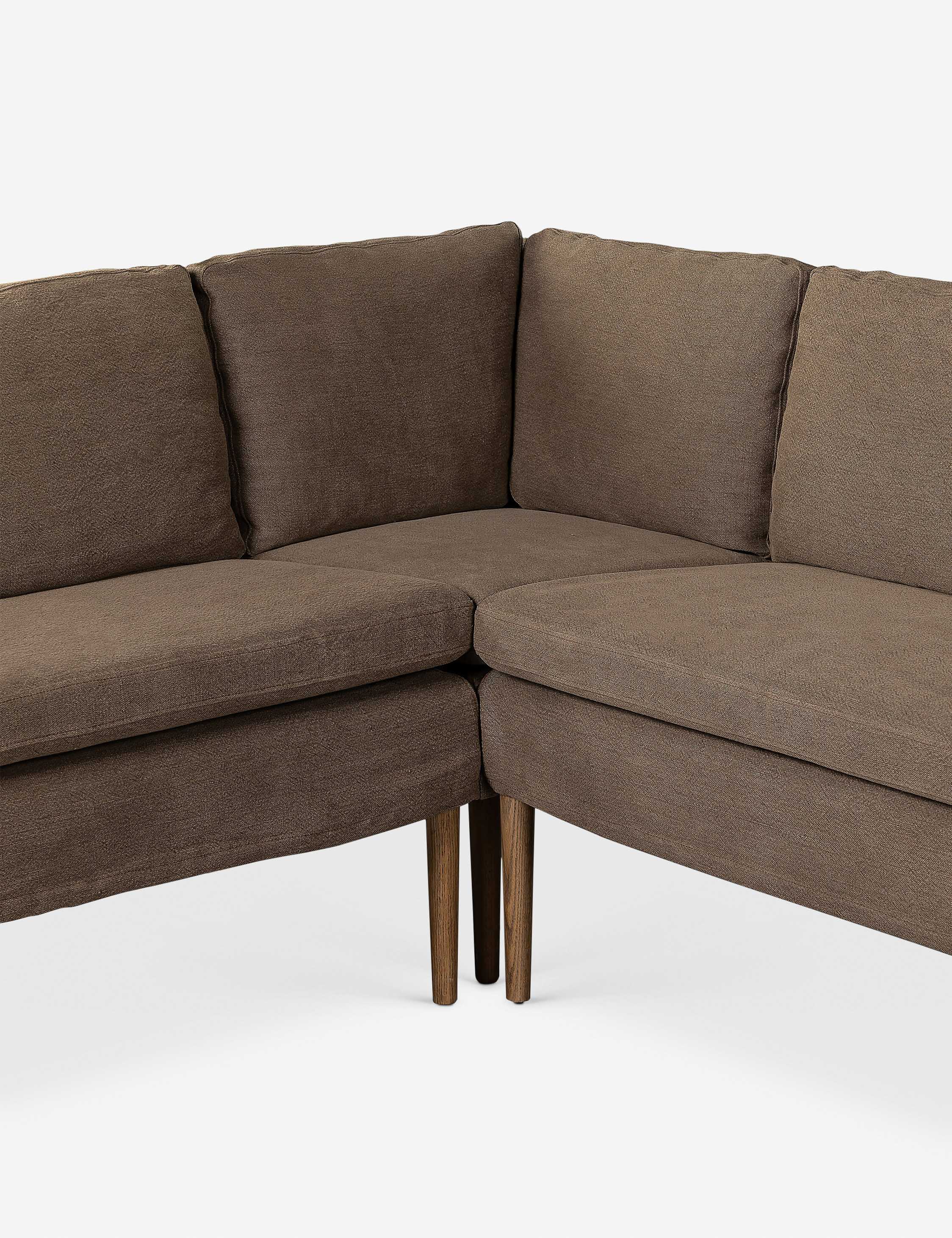 Aurelia Dining Banquette by Amber Lewis x Four Hands - Modern Upholstered Bench for Dining Room, Kitchen Nook & Entryway - Perfect for Small Space Seating and Stylish Home Decor