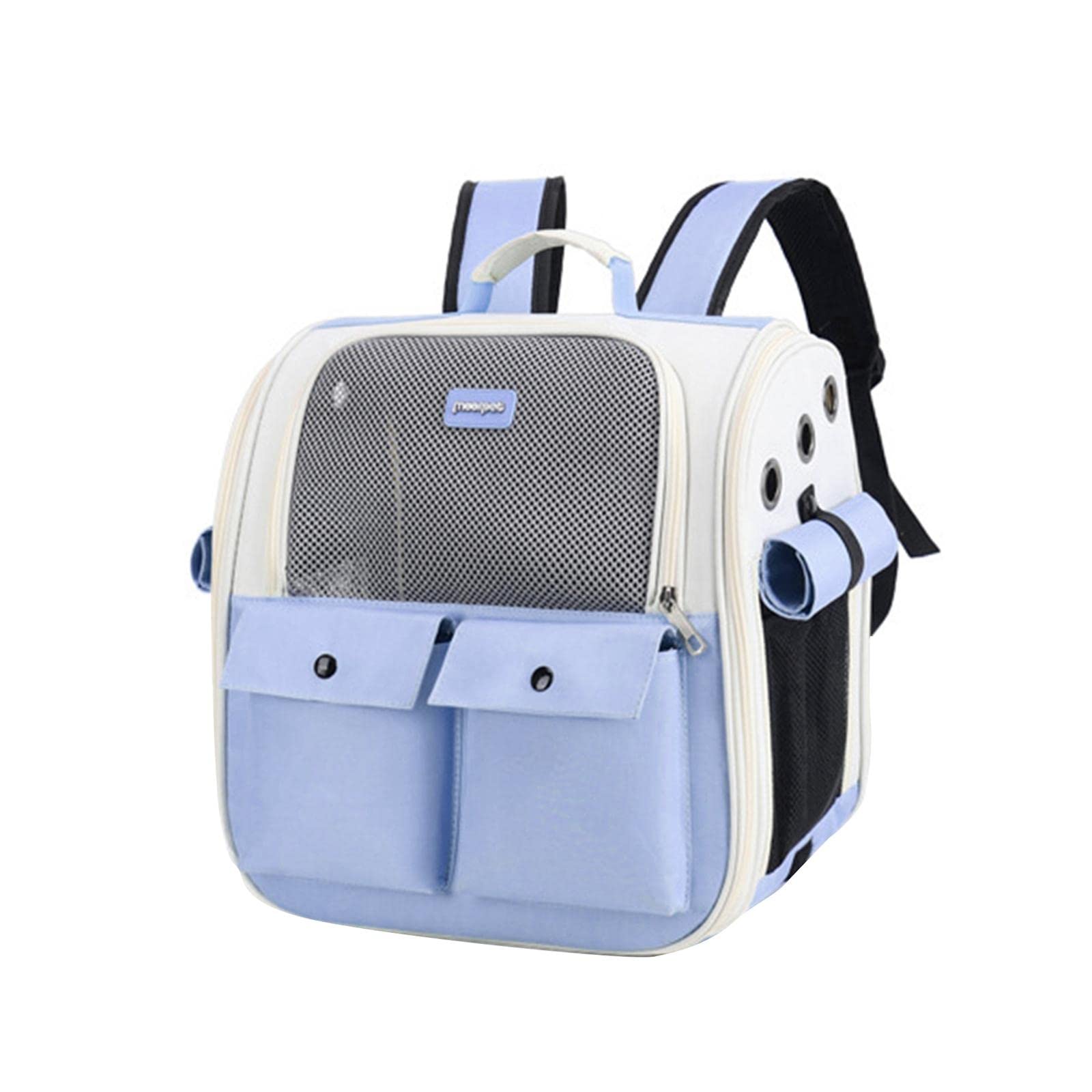 **Enakshi Pet Cat Carrier Backpack - Portable & Ventilated Pet Travel Bag for Small Dogs & Cats - Lightweight & Comfortable for Outdoor Adventures, Hiking, Vet Visits & Air Travel**