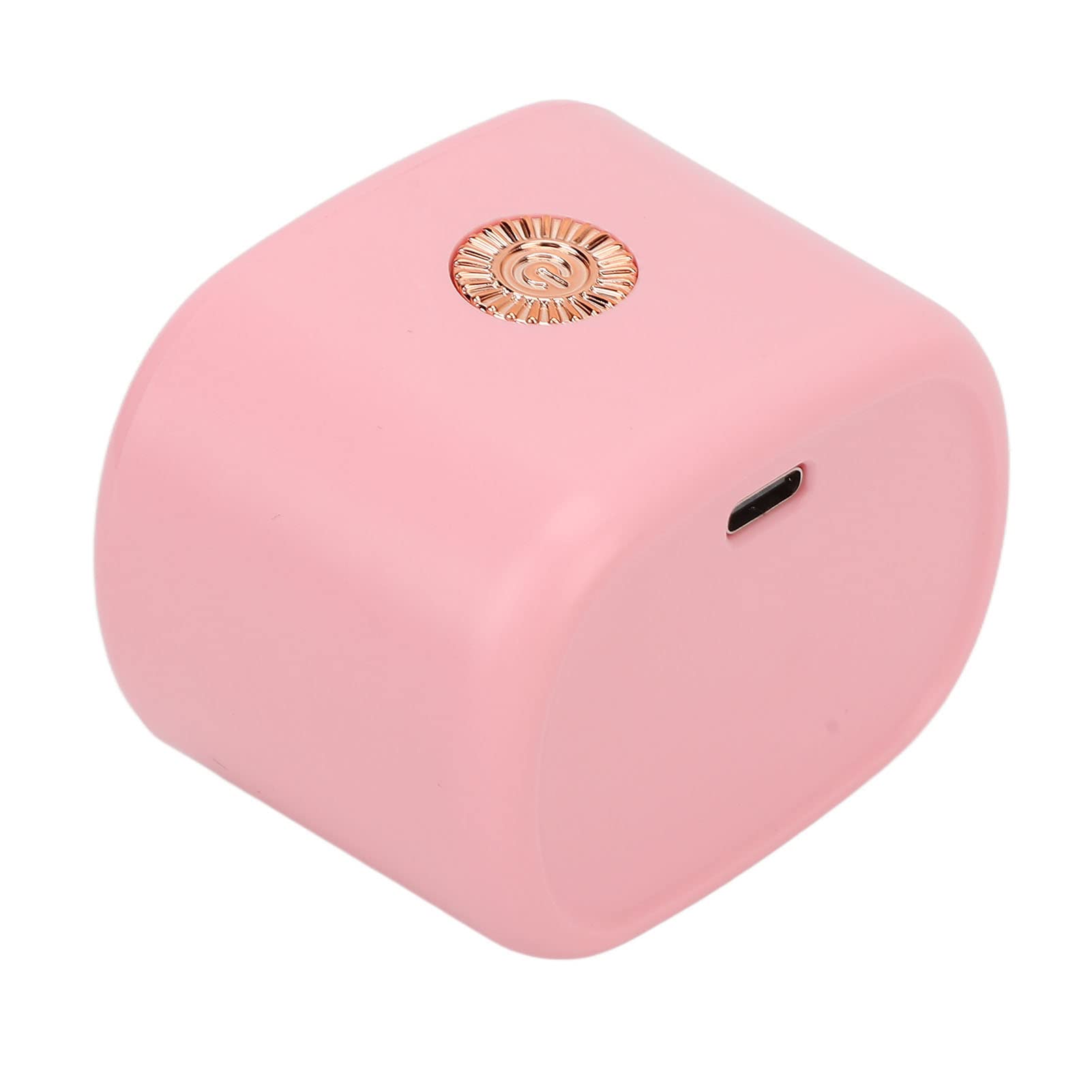 Mini LED Nail Lamp with 4 Gel Beads - Fast Curing UV Light for Gel Polish, Portable Nail Dryer for Home & Salon Use (Pink) - Perfect for Nail Art, Manicures & Pedicures
