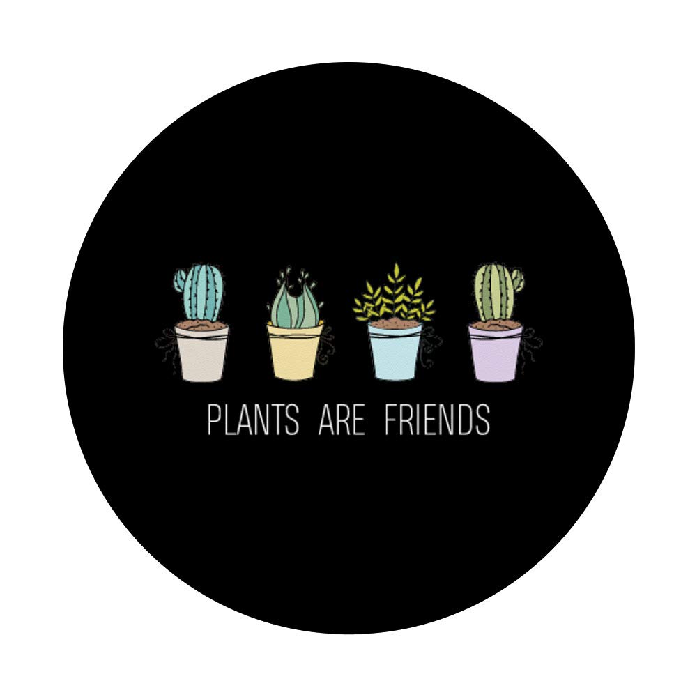 Plants Are Friends Gardening PopSockets - Swappable PopGrip for Gardeners | Perfect for Outdoor Activities, Gardening Tools & Plant Lovers Accessories