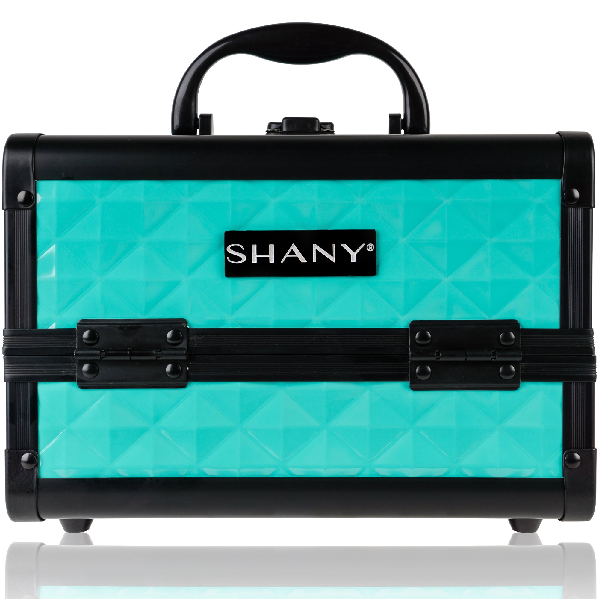 Professional Makeup Train Case with Mirror - Portable Cosmetic Organizer for Makeup Artists & Travel - Perfect for Salon, Home, and On-the-Go Beauty Needs