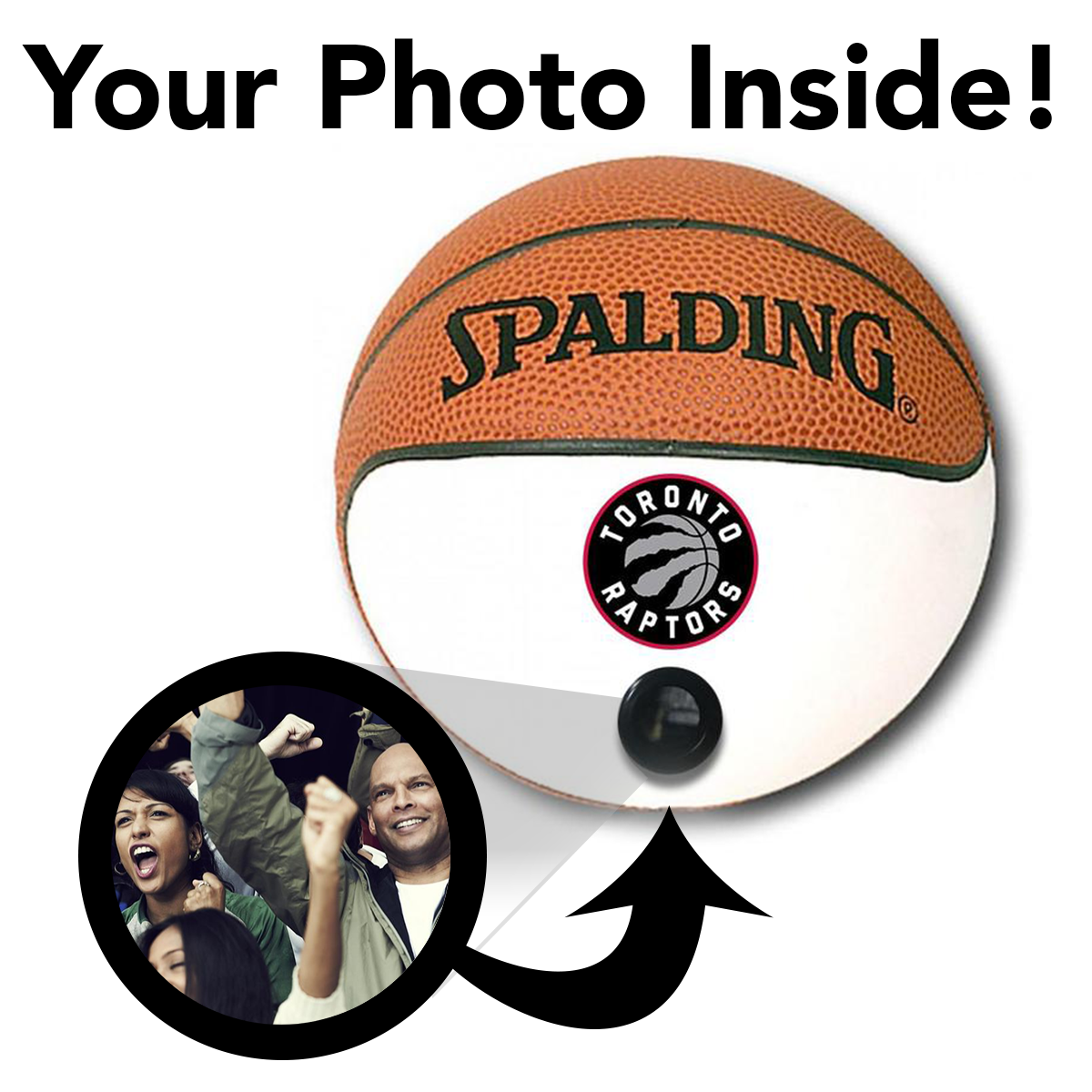 Official Toronto Raptors NBA Miniature Basketball Collectible - Perfect for Sports Memorabilia Display, Fan Gifts & Home Decor
