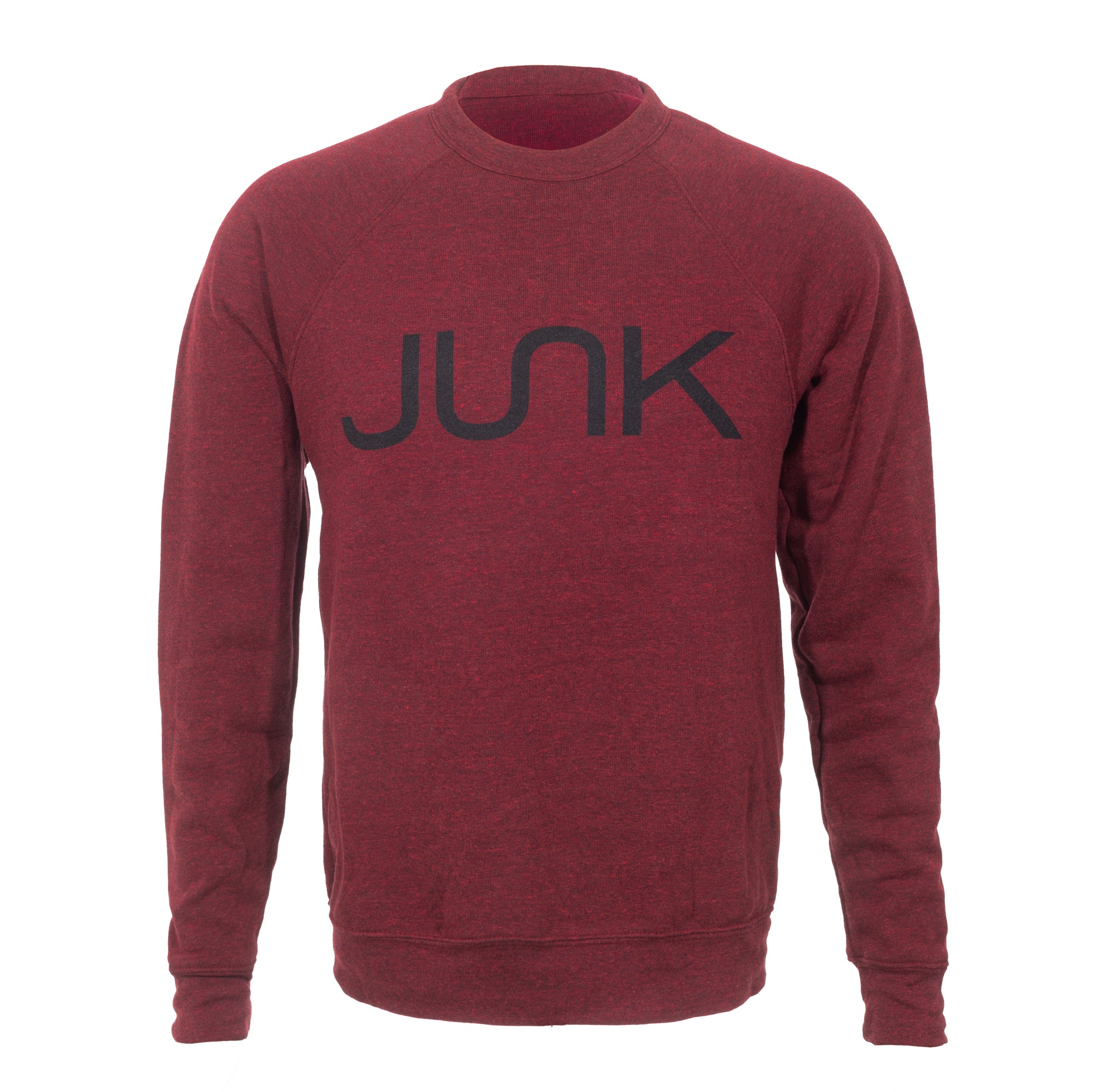 Heathered Cardinal Crewneck Sweatshirt for Men & Women - Soft Cotton Pullover for Casual Wear, Gym, and Outdoor Activities