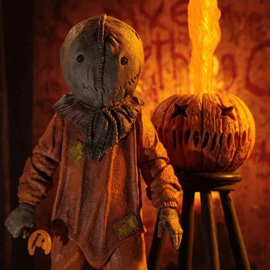Trick 'r Treat Ultimate Sam Halloween Decoration - Scary Animated Prop for Haunted House, Yard, and Party Decor