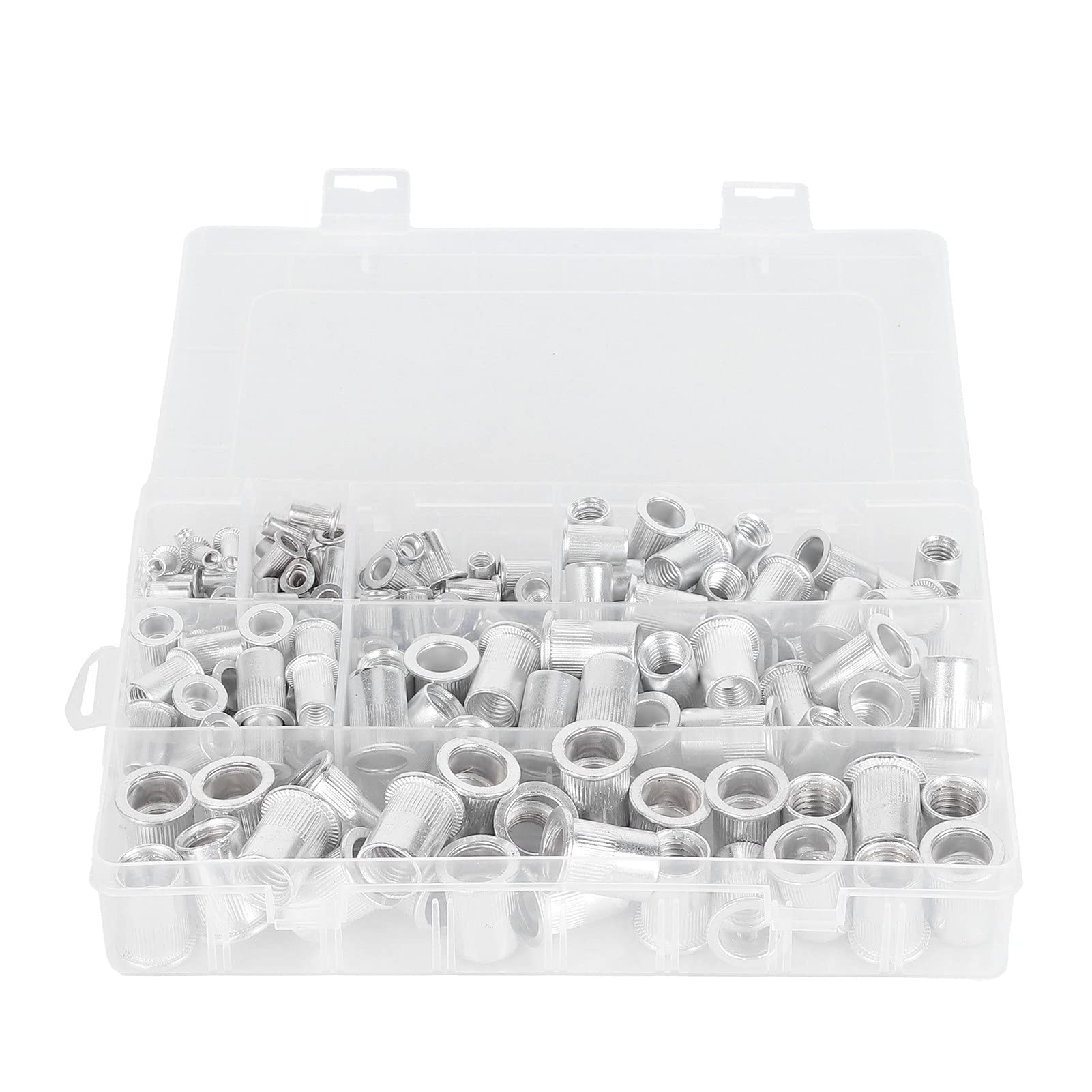 Stainless Steel Rivet Nuts - Heavy Duty Threaded Fasteners for Electrical Appliances & Furniture Installation | Secure Mounting Solution for DIY Projects & Home Repairs