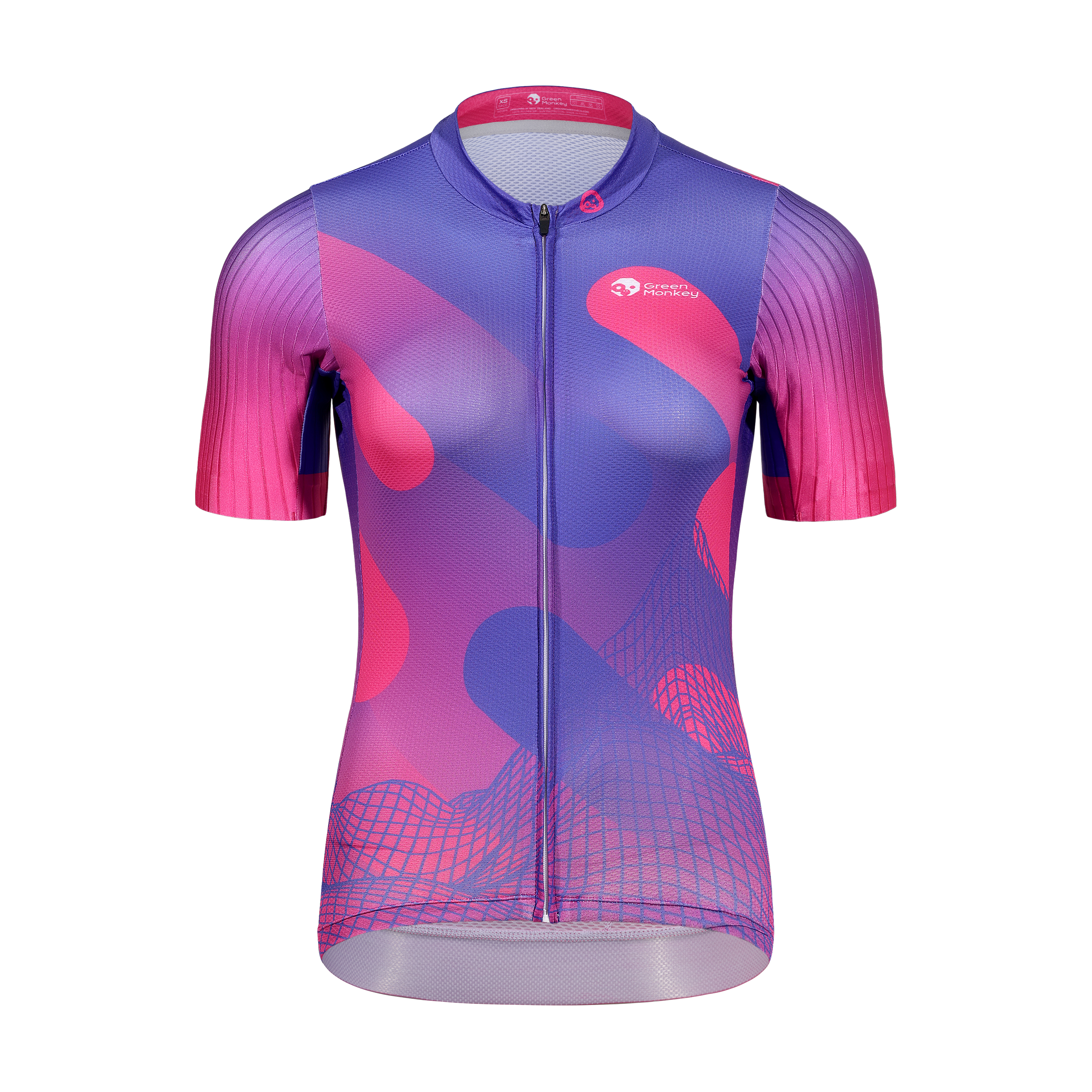 Pink Podium Jersey - High-Performance Cycling & Running Shirt for Women | Breathable & Moisture-Wicking Activewear for Competitions & Training