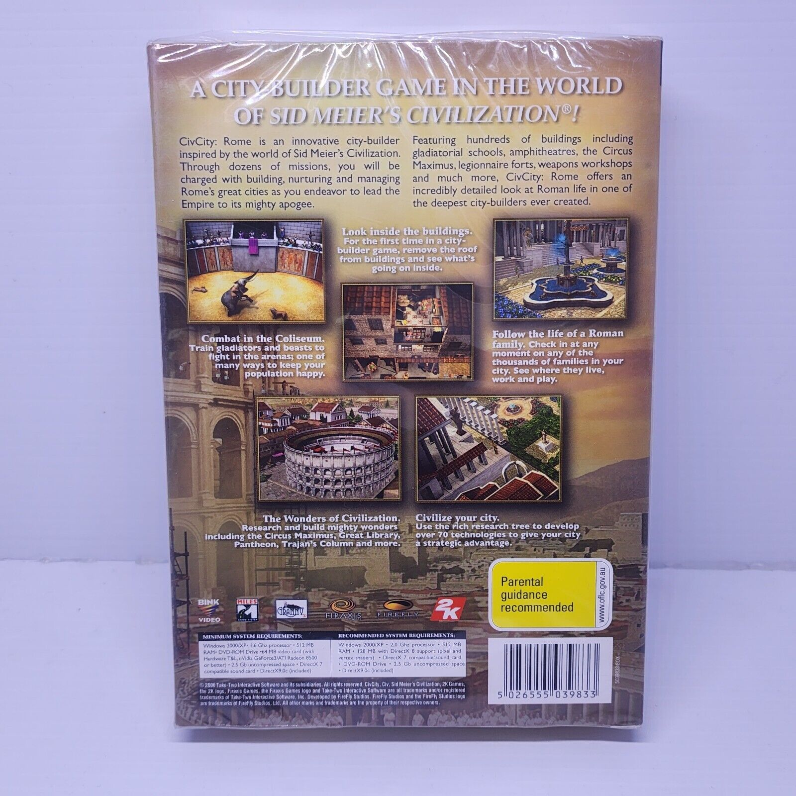 Sid Meier's CivCity: Rome - Brand New PC Strategy Game | Build & Manage Ancient Rome | Historical City Simulation for Gamers