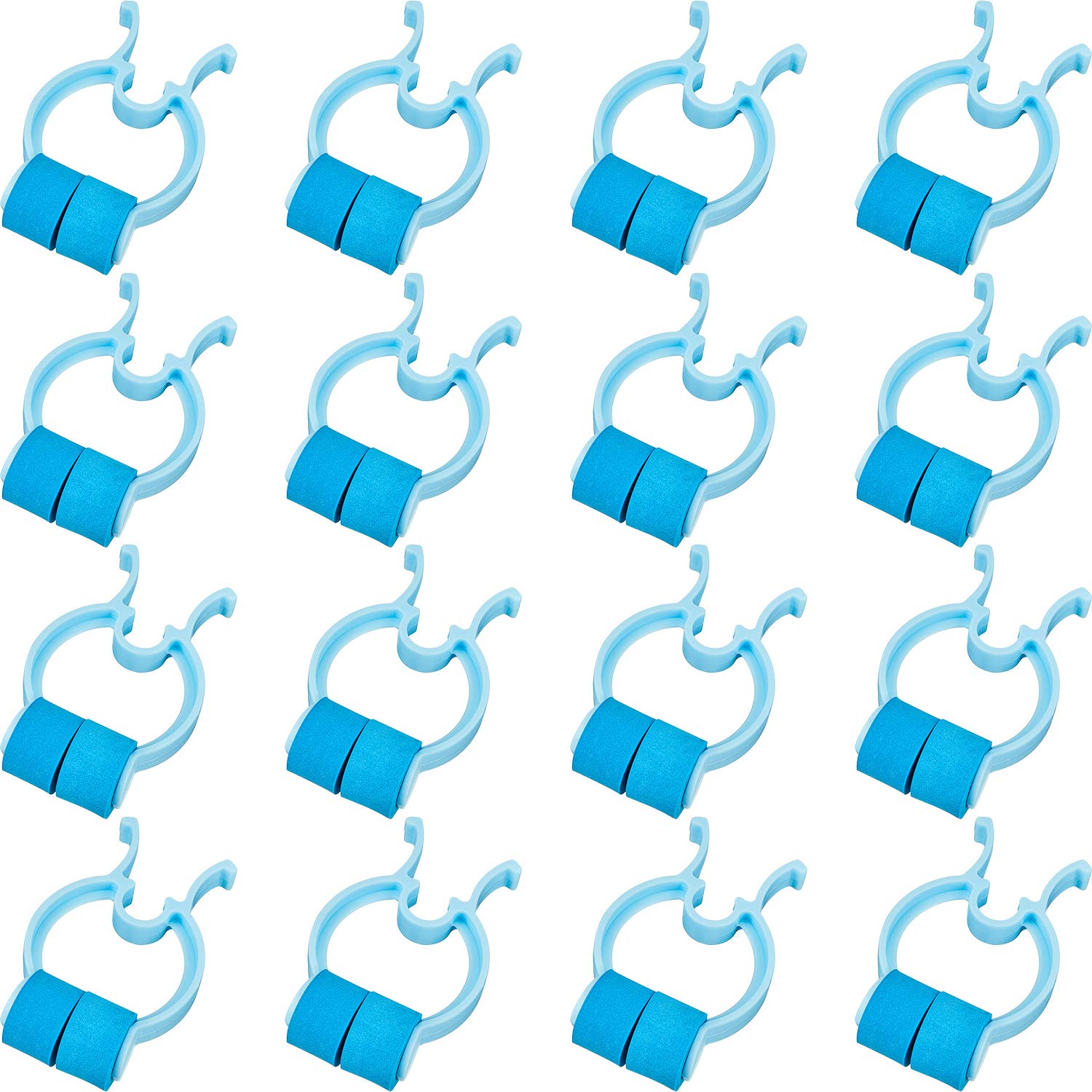 16pcs Nose Clips for Swimming & Emergency - Plastic Foam Nasal Stoppers