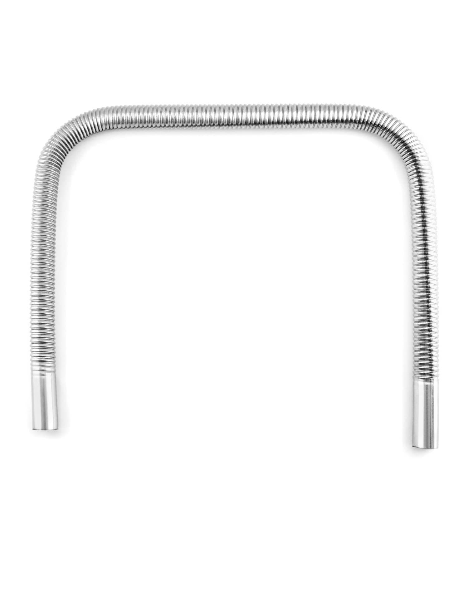 QWORK 1 Inch ID x 100cm Stainless Steel Air Heater Exhaust Pipe - Diesel & Gas Vent Hose for Parking Heaters, RVs, and Trucks - Durable & Corrosion-Resistant for Outdoor Use