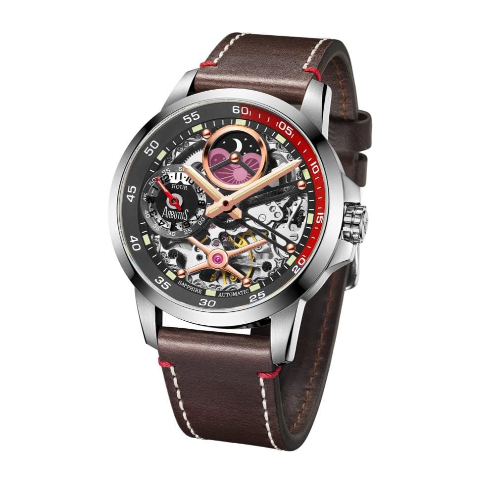 ARBUTUS AR1905SBF Men's Analog Stainless Steel Watch - Waterproof Dress Watch for Business, Formal & Casual Wear