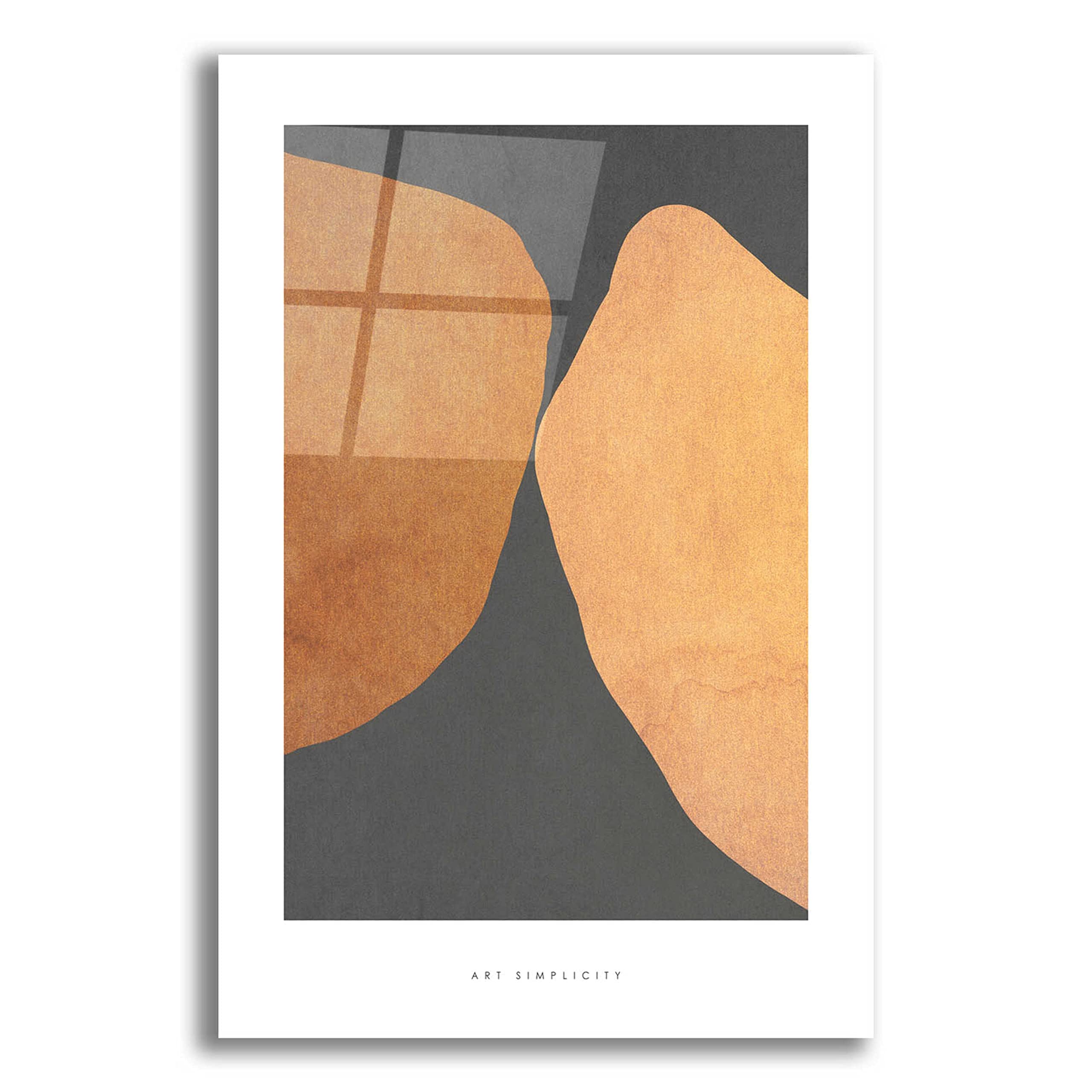 Epic Art 'Art Simplicity 4' by Design Fabrikken - Modern Acrylic Glass Wall Decor 16x24 Inches - Perfect for Living Room, Bedroom & Office Decor
