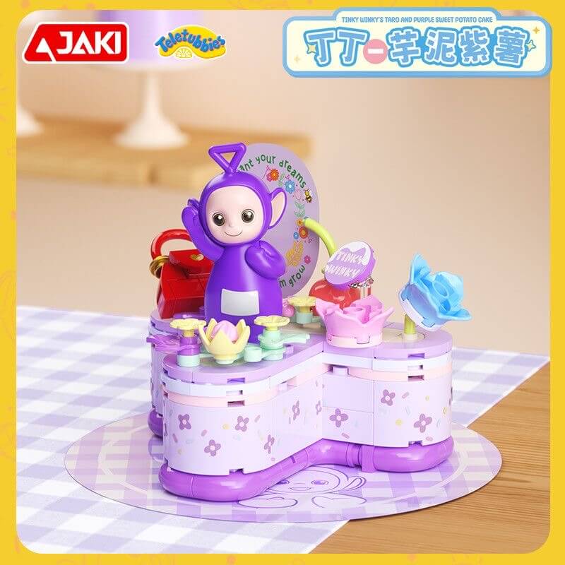 JAKI Teletubbies Series - Cute Plush Toys for Kids, Perfect for Gifts, Playtime, and Nursery Decor (Teletubbies Tinky Winky, Dipsy, Laa-Laa, Po)