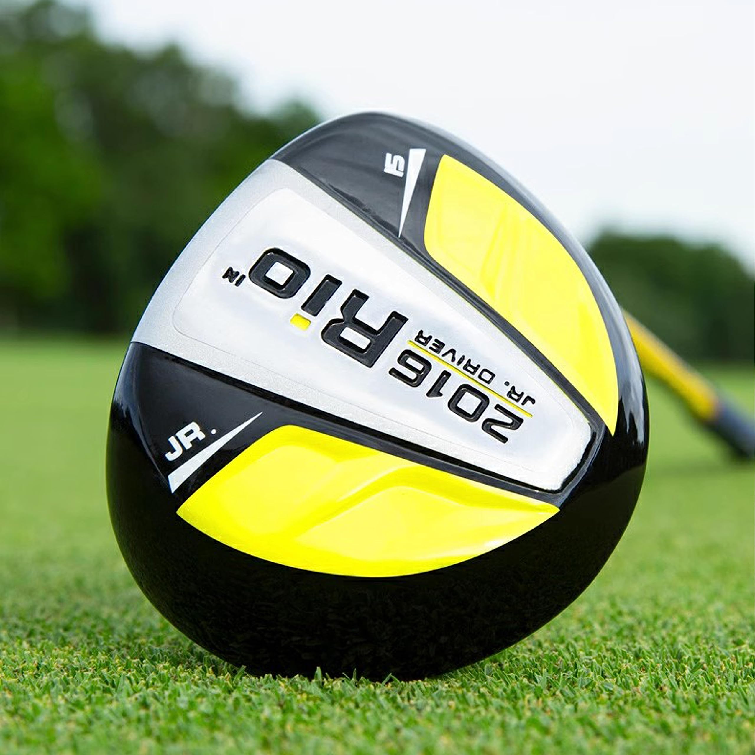 PGM Junior Golf Club Set for Kids - Right Handed Complete Set with 1 Wood, 2 Iron & Putter - Includes Stand Bag - Perfect for Boys & Girls Learning Golf - Ideal for Driving Range, Backyard Practice & Junior Tournaments