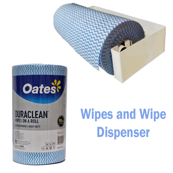 Oates Duraclean Multipurpose Wipes Extra Heavy Duty - All-Purpose Cleaning Wipes for Kitchen, Bathroom & Tough Stains | Commercial & Household Use