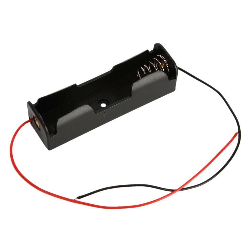 10pcs 18650 Battery Holder with Connect Leads - Plastic Battery Case for 18650 Batteries - Perfect for DIY Electronics, Flashlights, and Power Banks