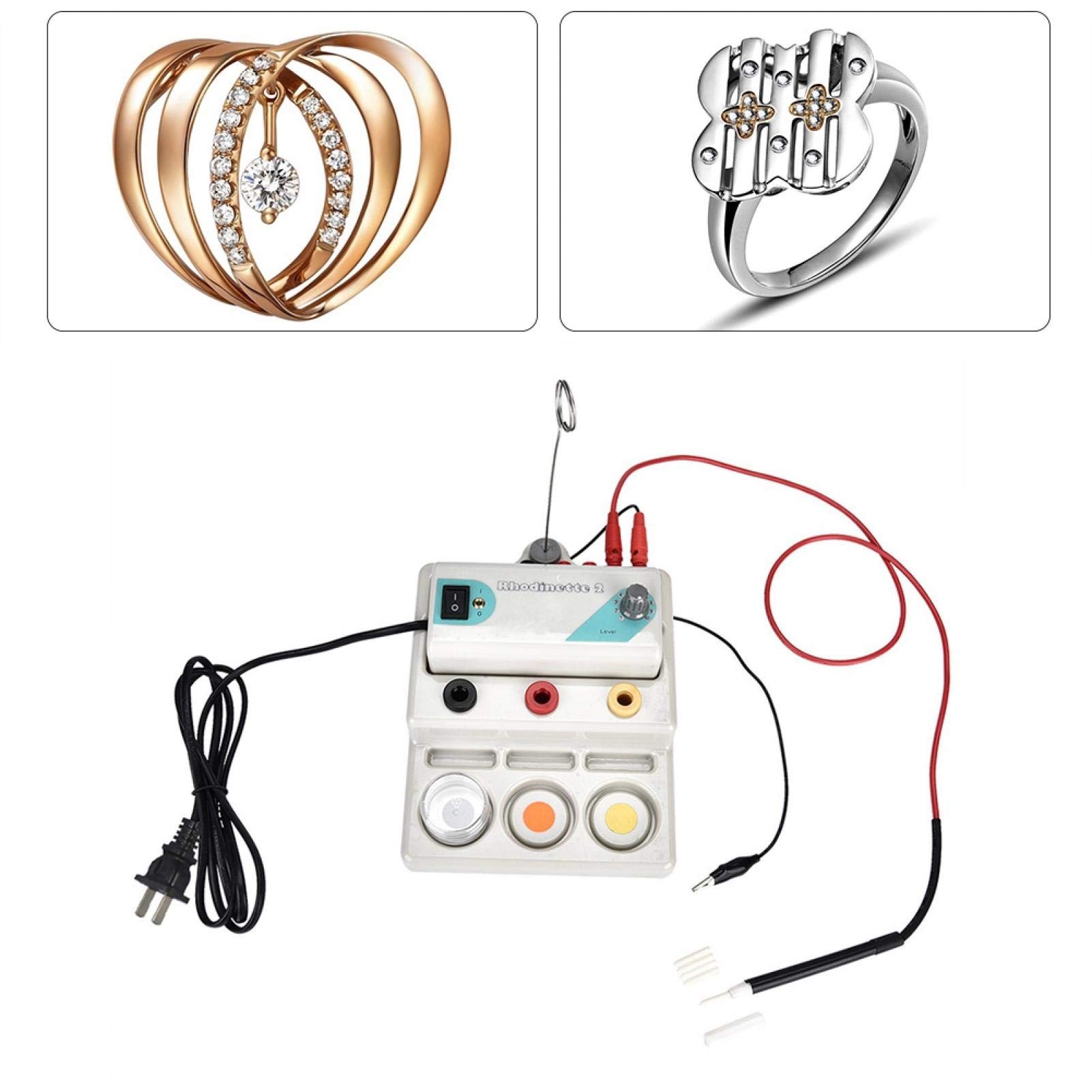 Gold Plating Pen Machine - 110V Jewelry Electroplating Tool with US Plug for DIY Jewelry Making, Ring & Watch Repair - Perfect for Home Crafting & Professional Jewelry Workshops
