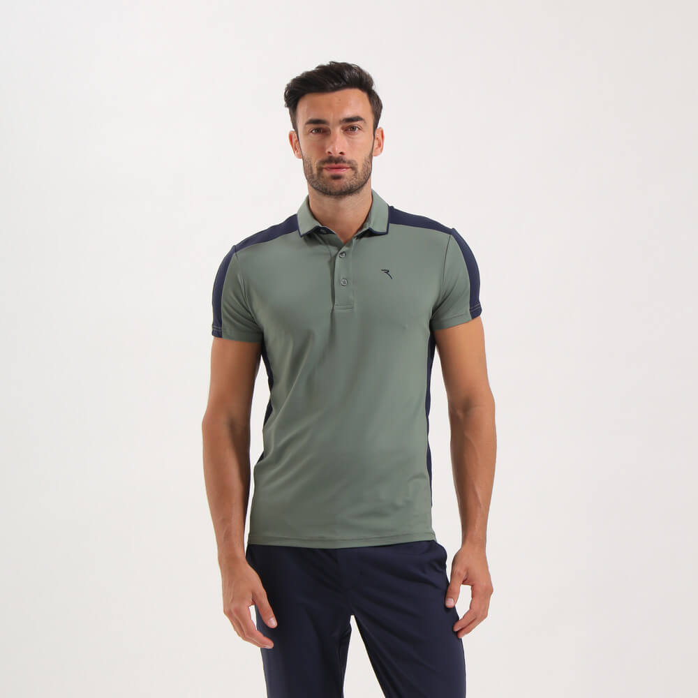 ALBEO Men's Slim Fit Polo Shirt - Breathable Cotton, Moisture Wicking, Comfortable Casual Wear for Golf, Office & Everyday Outfits - Final Sale