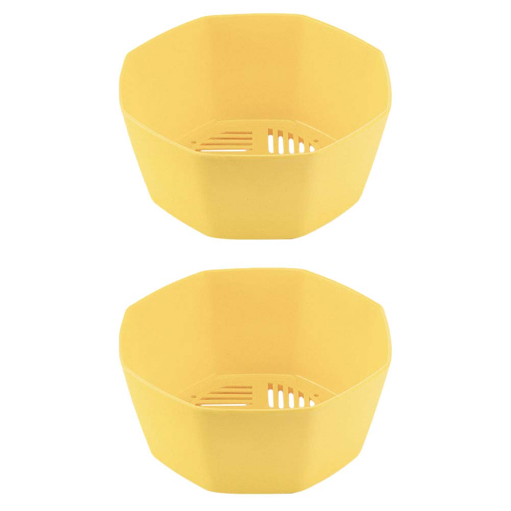Yardwe 2-Pack Mini Succulent Flower Pots with Petal Design - Small Decorative Planters for Home, Office, Indoor Plants | Perfect for Succulents, Cacti, Herbs & Home Decor
