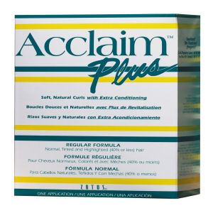 ACCLAIM PLUS PERM REGULAR - Professional Hair Perm Solution for Salon & Home Use - Long Lasting Curls & Volume