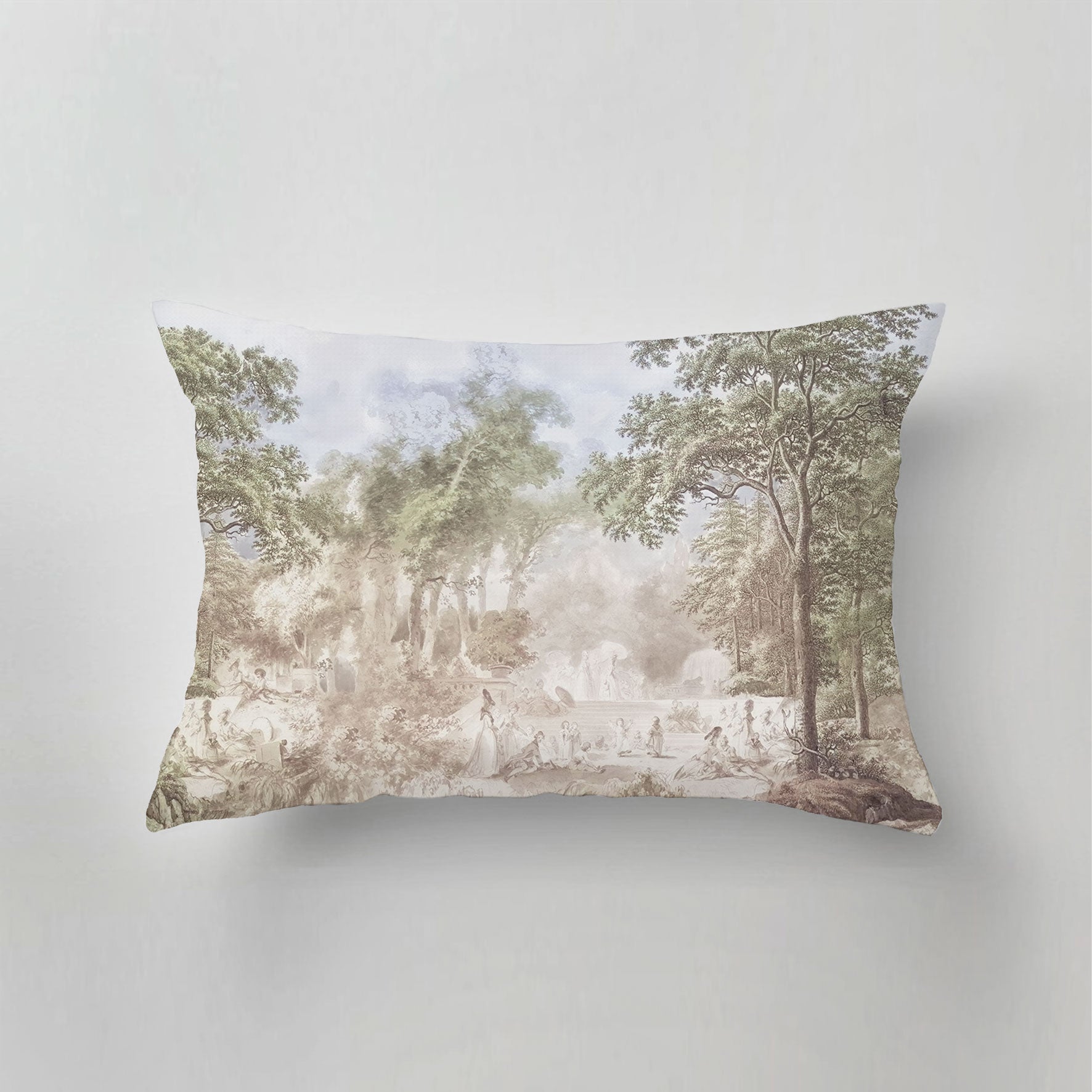 Soft Indoor Pillow for Couch & Bed - Romantic Garden Floral Design - Perfect for Home Decor, Living Room, Bedroom & Cozy Comfort