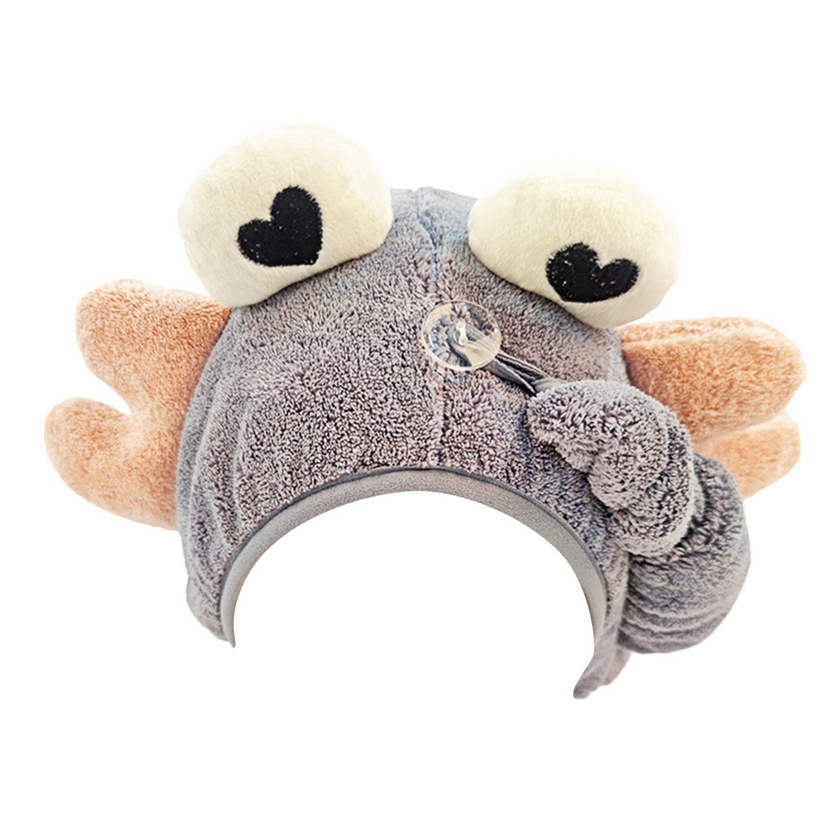 Soft & Absorbent Hair Towel Wrap for Women & Girls - Quick Dry Hair Turban with Button for Shower, Swimming & Post-Wash Styling - Gentle Microfiber Hair Drying Cap
