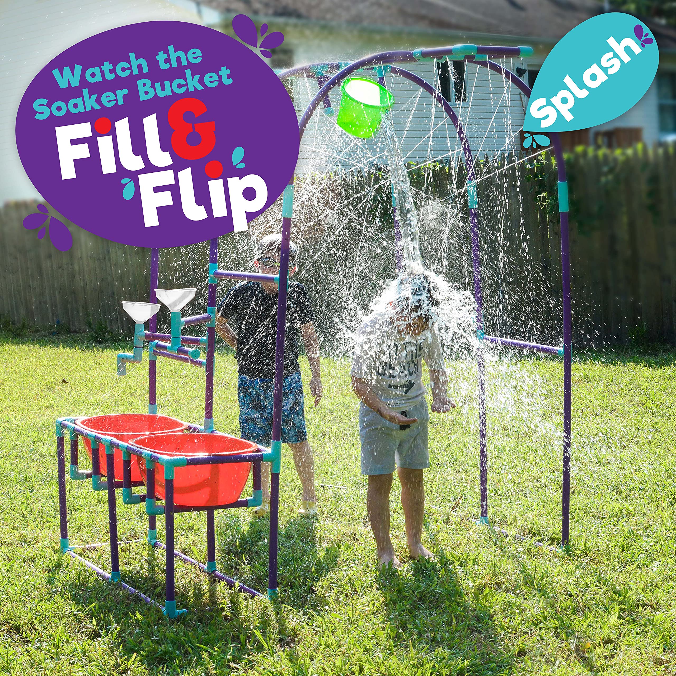 Milliard Water Park Sprinkler Toy for Kids - Outdoor Summer Splash Play Mat, Backyard Sprinkler Pad for Children's Water Games | Perfect for Pool Parties, Garden Play & Hot Day Cool Down
