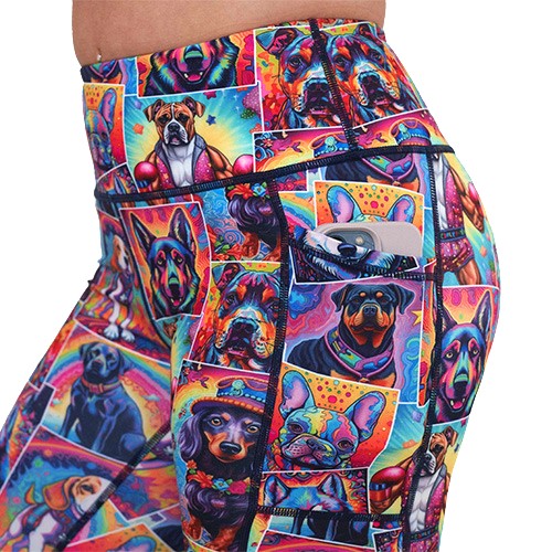 Premium High Waist Yoga Leggings for Women - Sit Stay Slay - Comfortable Workout Pants for Running, Gym & Lounge - Trendy Activewear for Fitness & Everyday Wear