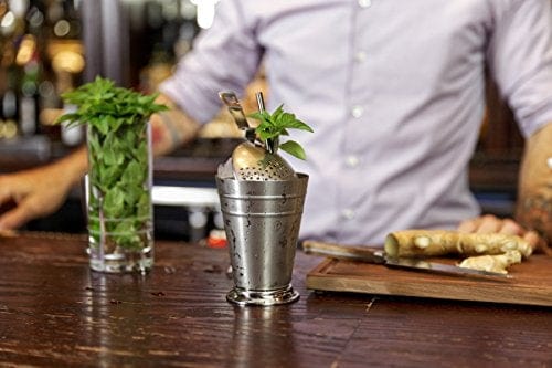 Professional Stainless Steel Julep & Cocktail Strainer Set of 6 - Premium Bar Tools by Crafthouse Fortessa & Charles Joly - Perfect for Mixing, Straining & Serving Cocktails at Home Bars & Professional Bartending