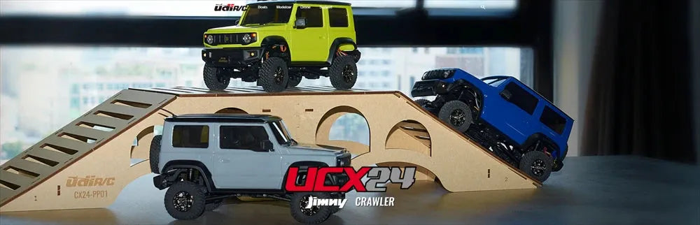UDIRC UCX2402 1/18 Scale RC Car - Suzuki Jimny 4WD Rock Crawler with 2.4G Remote Control, Ready-to-Run (RTR) - Perfect for Off-Road Adventures, Backyard Racing & Indoor Crawling Courses