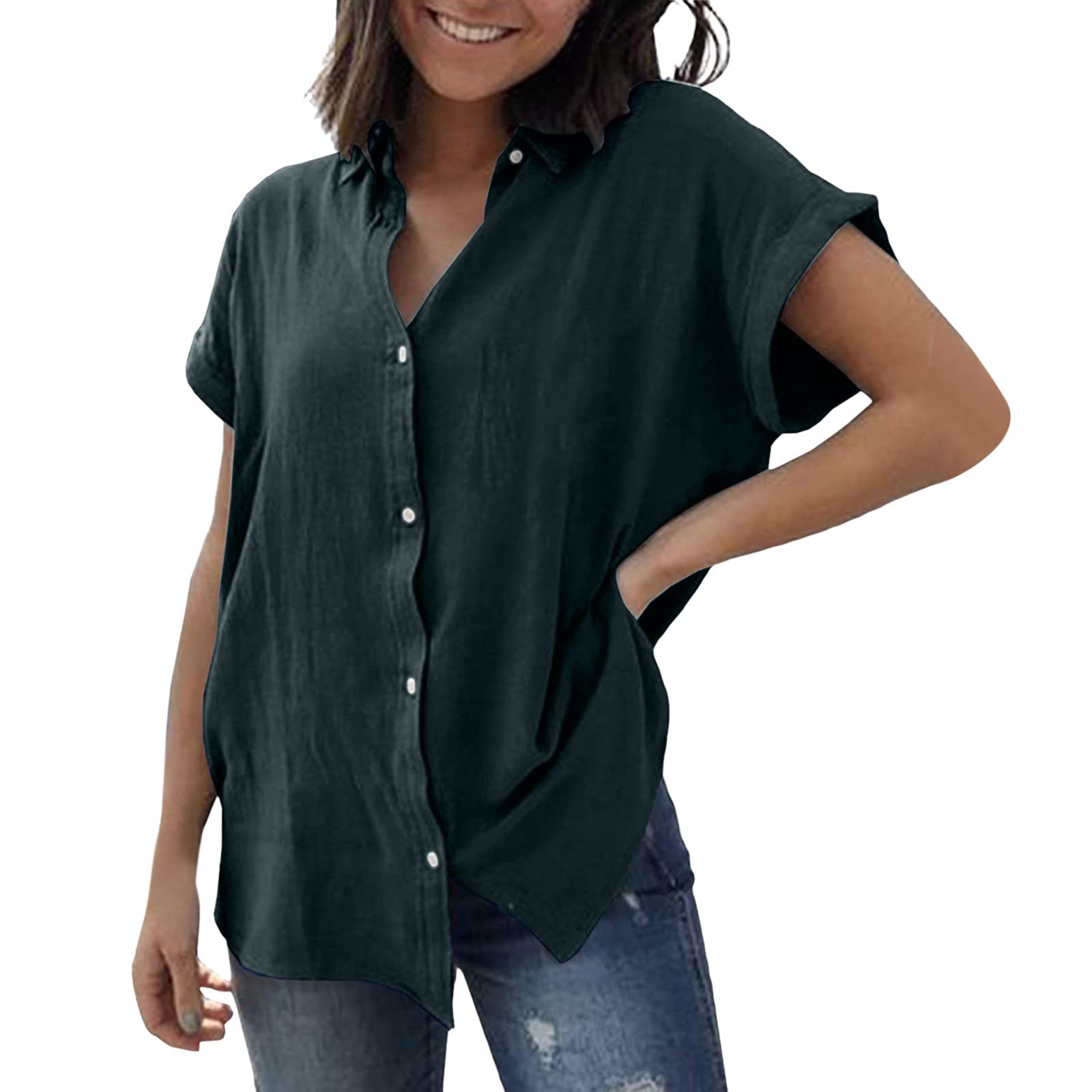 Trendy Women's Athletic Graphic Tee - Short Sleeve Letter Print T-Shirt for Casual Wear, Gym & Street Style